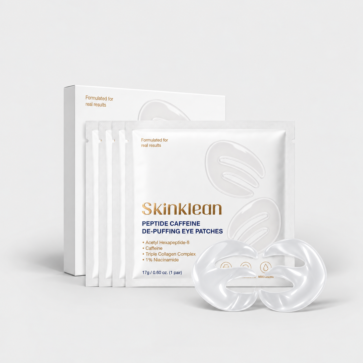 Peptide Caffeine De-Puffing Eye Patches
