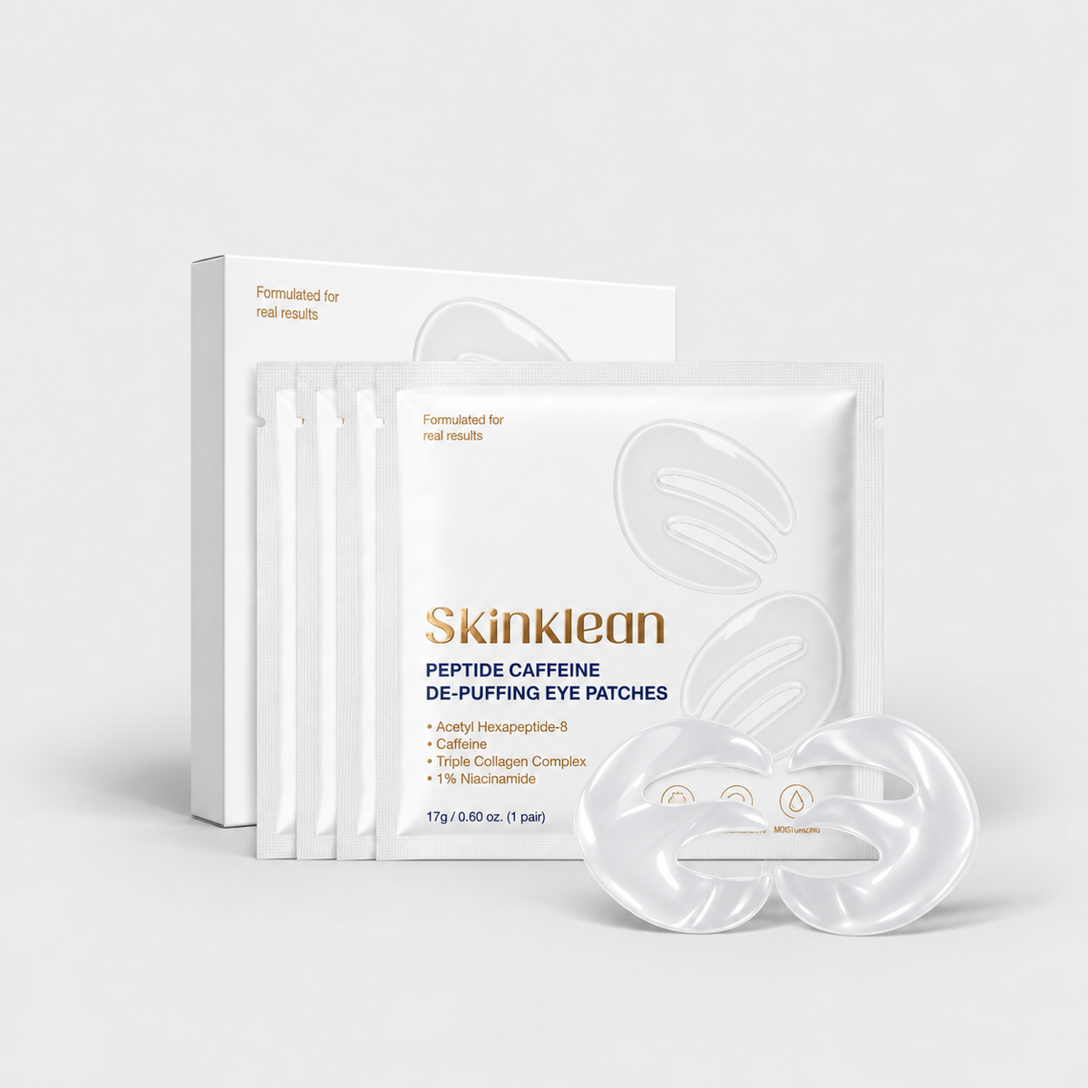 Peptide Caffeine De-Puffing Eye Patches