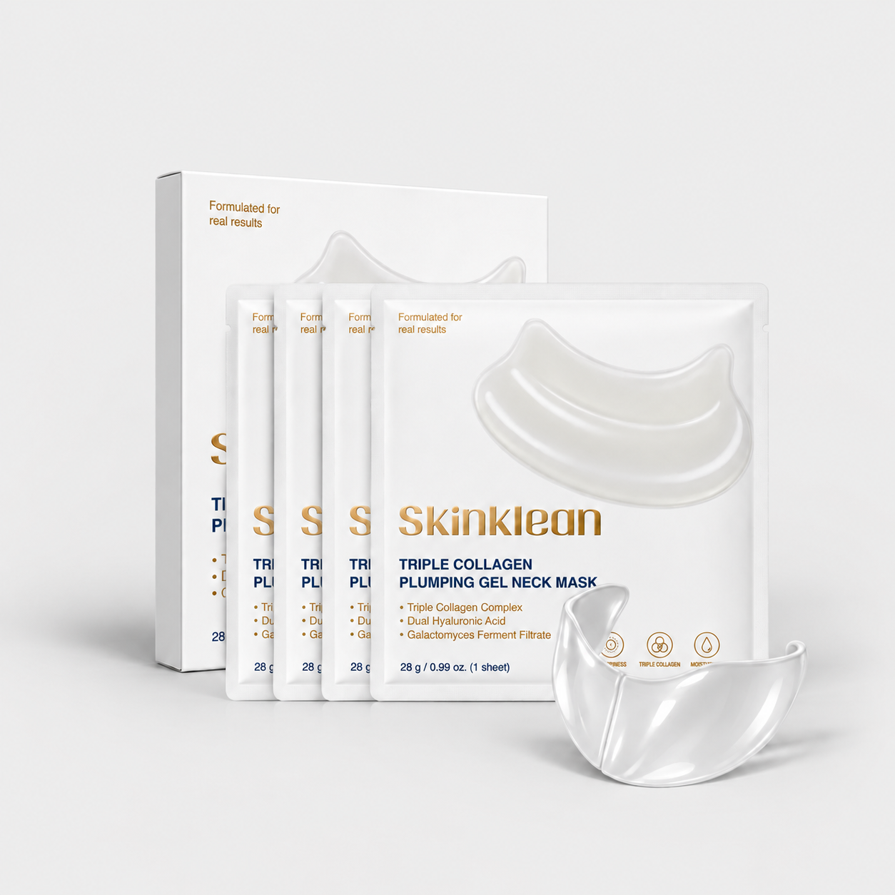 Triple Collagen Plumping Gel Neck Mask